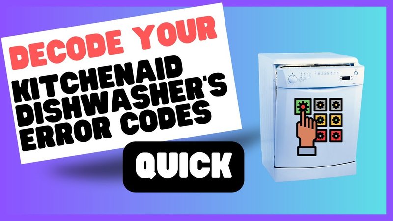 Can You Ignore Kitchenaid Dishwashers Error Code E3?