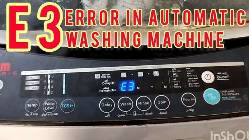 Can You Ignore Maytag Washing Machines Error Code E3?