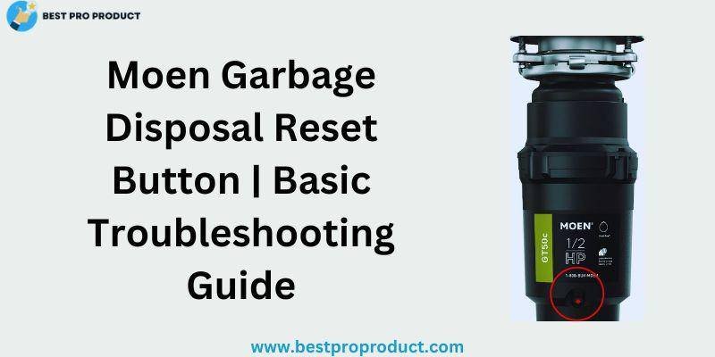 Can You Ignore Moen Garbage Disposals Error Code E1?