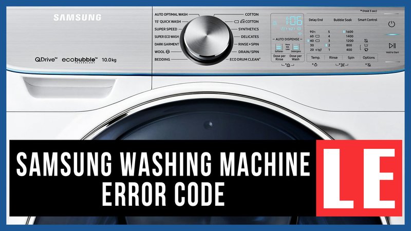 Can You Ignore Samsung Washing Machines Error Code F1?
