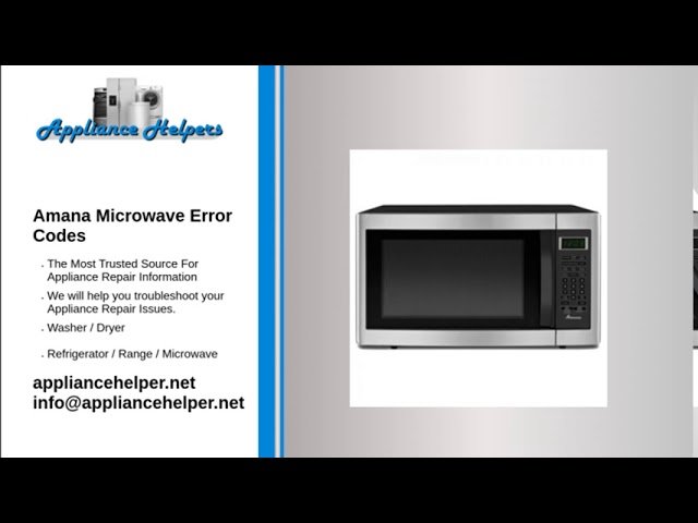 Can You Ignore Whirlpool Microwaves Error Code Oe?