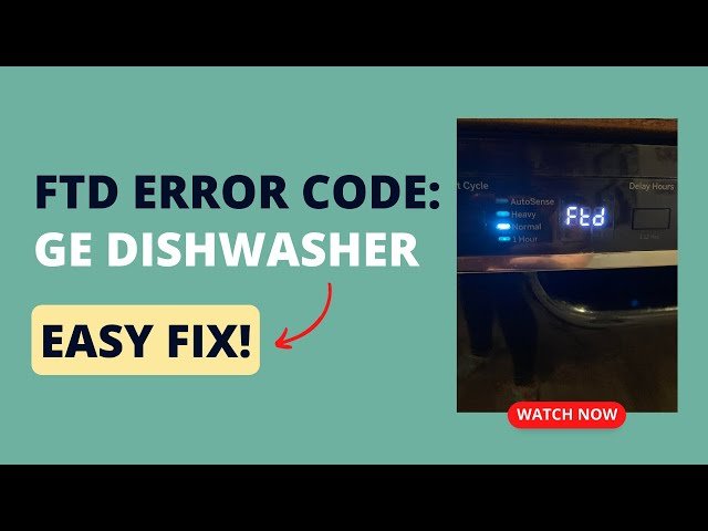 Common Causes Of Ge Dishwashers Error Code F1