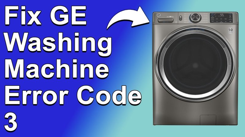 Common Causes Of Ge Washing Machines Error Code Se
