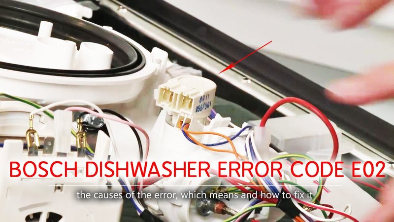 Does Resetting Fix Bosch Dishwashers Error Code E2?