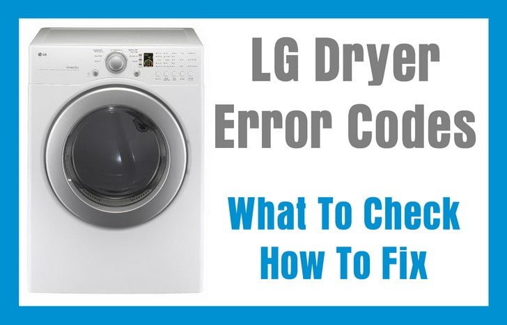 Does Resetting Fix Lg Dryers Error Code Oe?