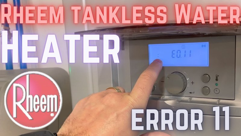 Does Resetting Fix Rheem Water Heaters Error Code F2?