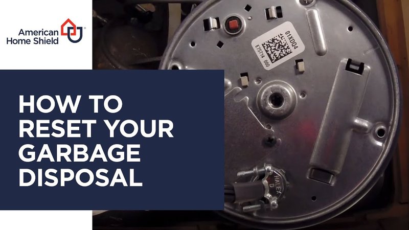 Does Resetting Fix Waste King Garbage Disposals Error Code F1?