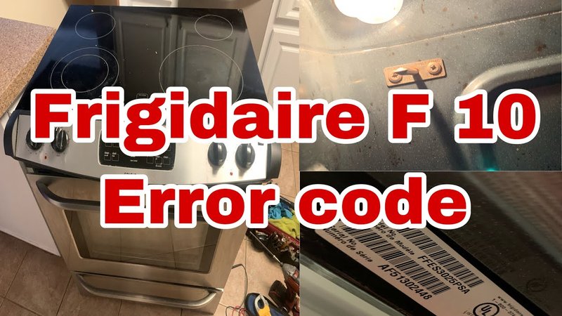 How To Prevent Frigidaire Ovens & Ranges Error Code E2 In The Future