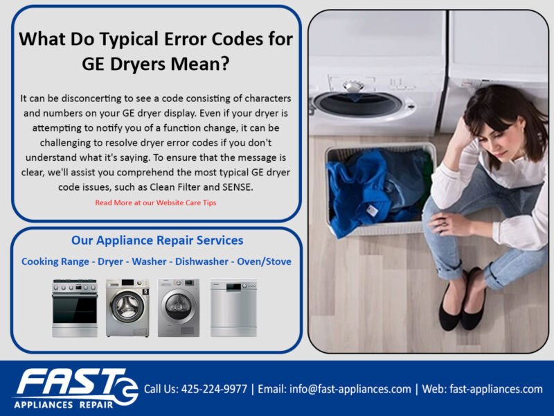 How To Prevent Ge Dryers Error Code E1 In The Future