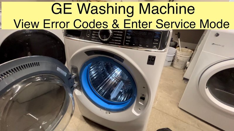 How To Prevent Ge Washing Machines Error Code Oe In The Future