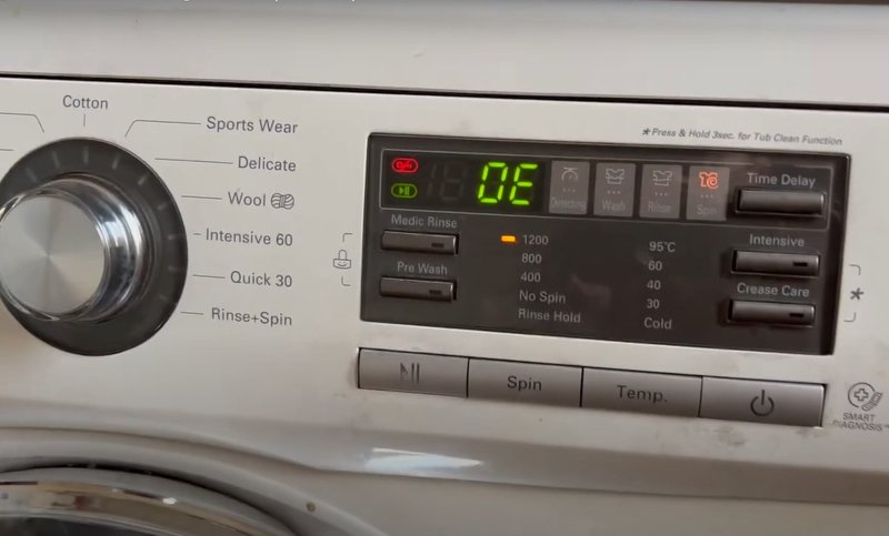 How To Prevent Lg Washing Machines Error Code Oe In The Future