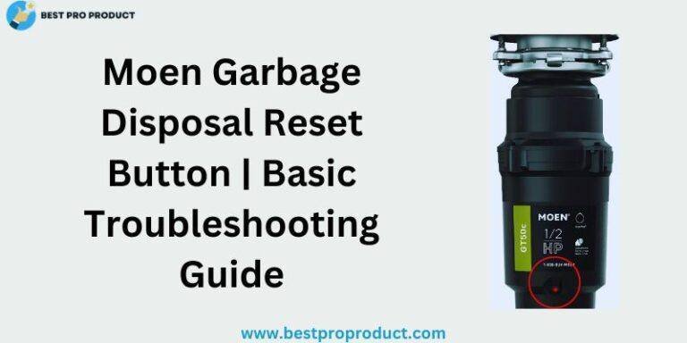How To Prevent Moen Garbage Disposals Error Code E1 In The Future