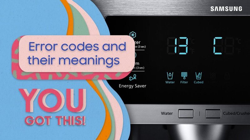 How To Prevent Samsung Refrigerators Error Code E2 In The Future