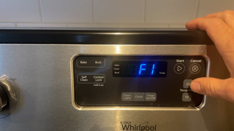 How To Prevent Whirlpool Ovens & Ranges Error Code F1 In The Future