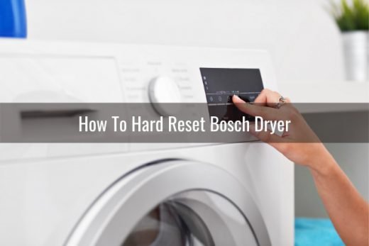 How To Reset Bosch Dryers After Error Code E1