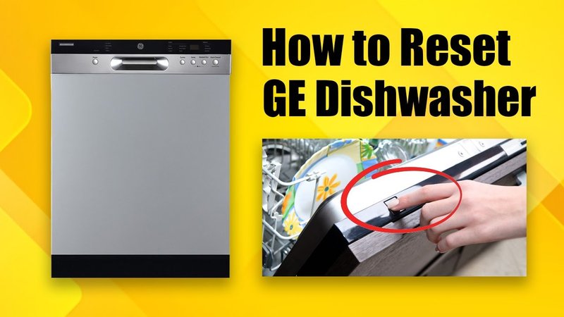 How To Reset Ge Dishwashers After Error Code Le