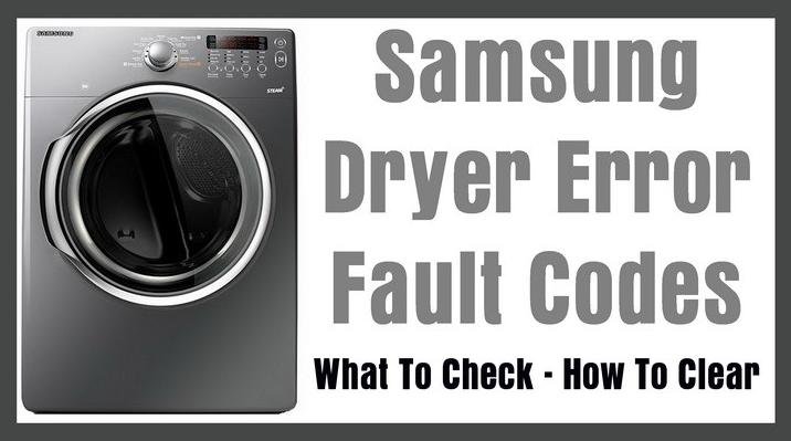 How To Reset Samsung Dryers After Error Code E1