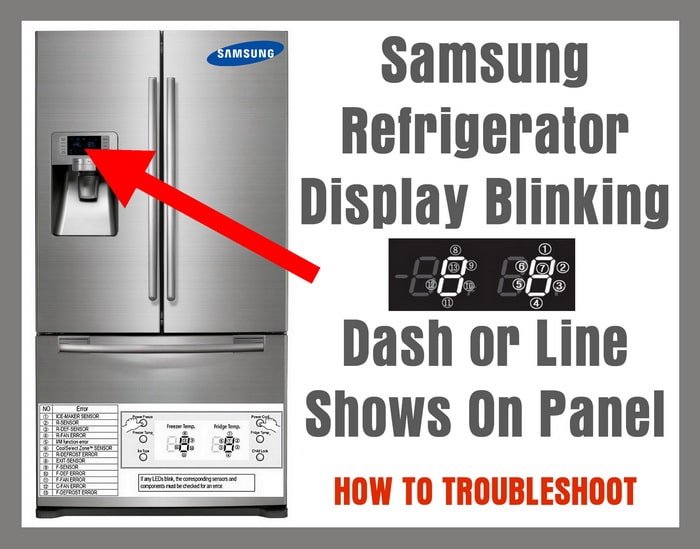How To Reset Samsung Refrigerators After Error Code E1
