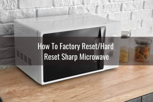 How To Reset Sharp Microwaves After Error Code E3