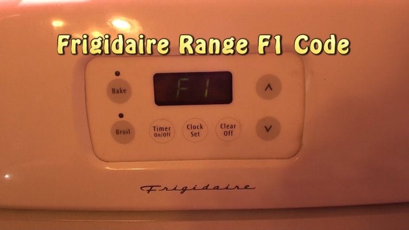 Is Frigidaire Ovens & Ranges Error Code F1 Covered Under Warranty?