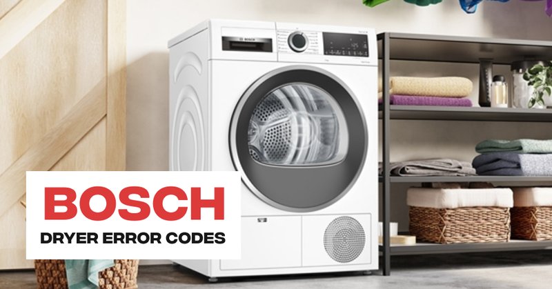 Is It Safe To Use Bosch Dryers With Error Code E1?