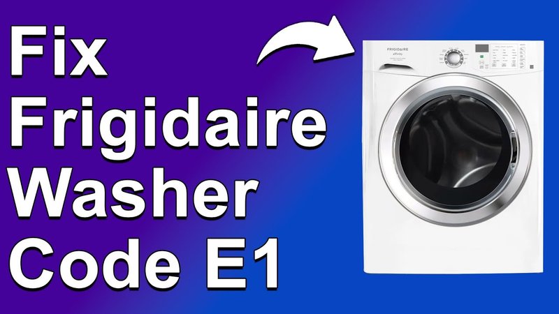 Is It Safe To Use Frigidaire Dishwashers With Error Code E1?