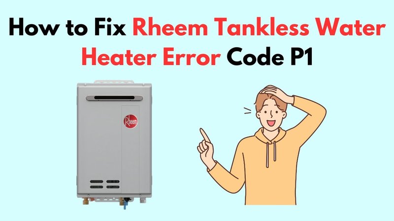 Is It Safe To Use Rheem Water Heaters With Error Code E1?