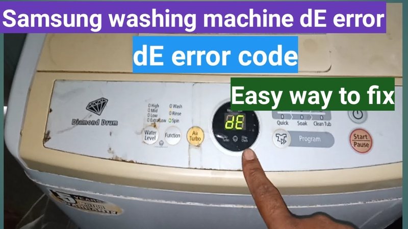Is It Safe To Use Samsung Washing Machines With Error Code F1?
