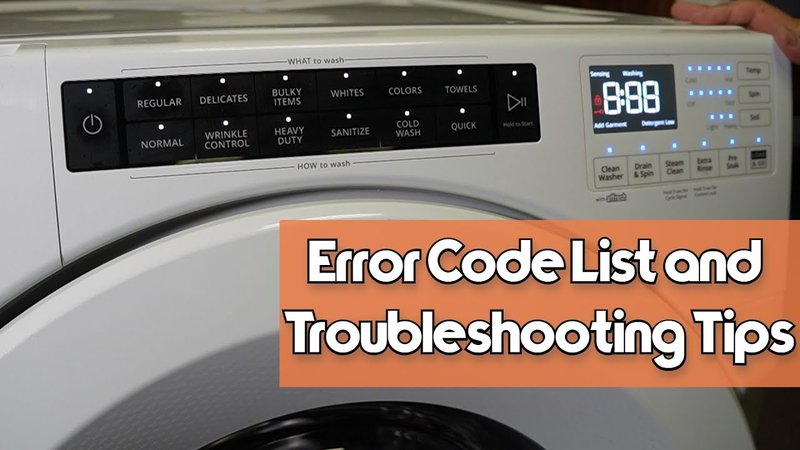 Is It Safe To Use Whirlpool Washing Machines With Error Code Se?
