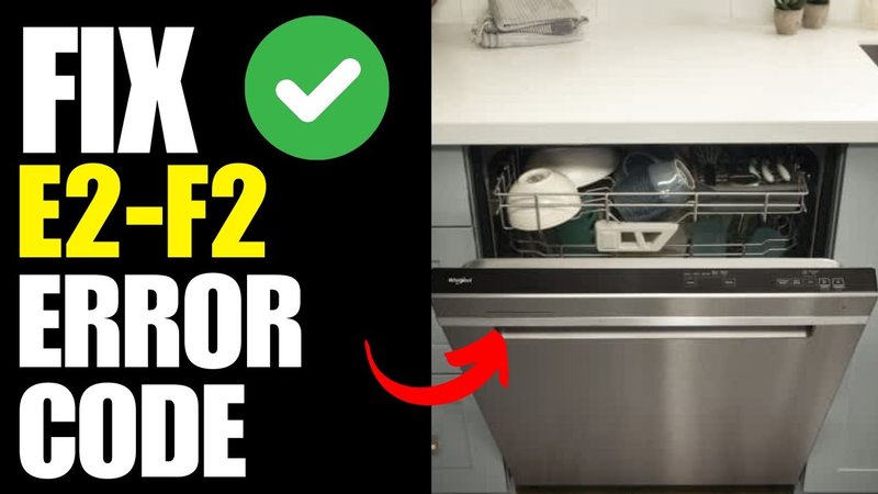 Is Whirlpool Dishwashers Error Code E2 Covered Under Warranty?