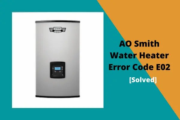 What Does Ao Smith Water Heaters Error Code Ue Mean?