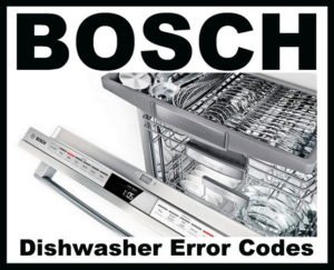 What Does Bosch Dishwashers Error Code F1 Mean?