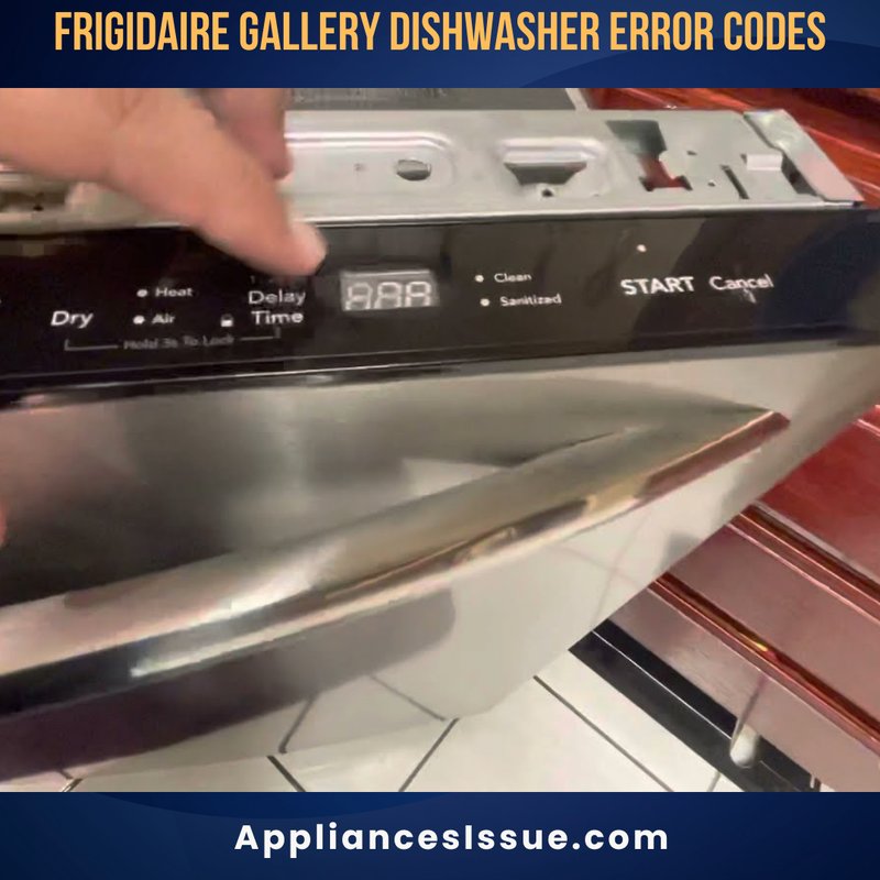 What Does Frigidaire Dishwashers Error Code E3 Mean?