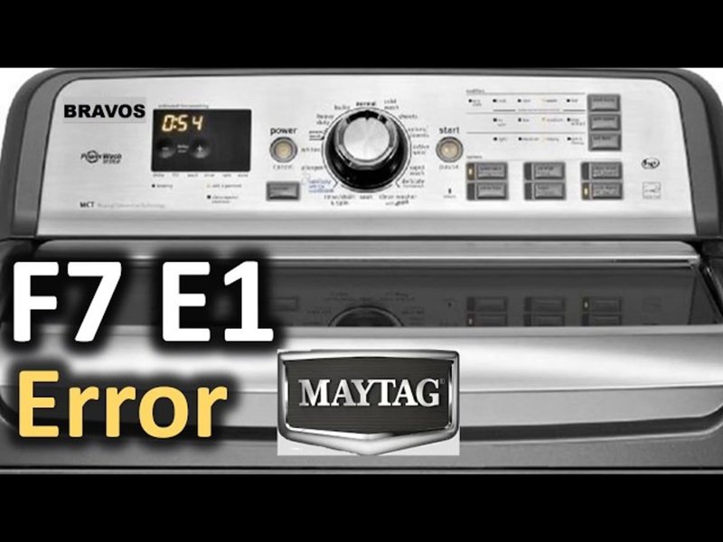 What Does Ge Dryers Error Code E1 Mean?