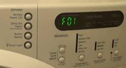 What Does Ge Dryers Error Code F1 Mean?