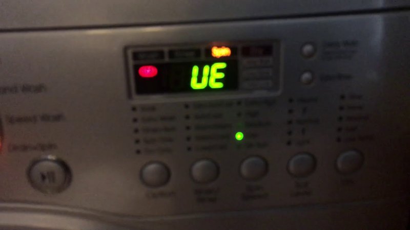 What Does Lg Dryers Error Code Ue Mean?