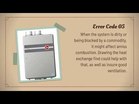 What Does Rheem Water Heaters Error Code E2 Mean?