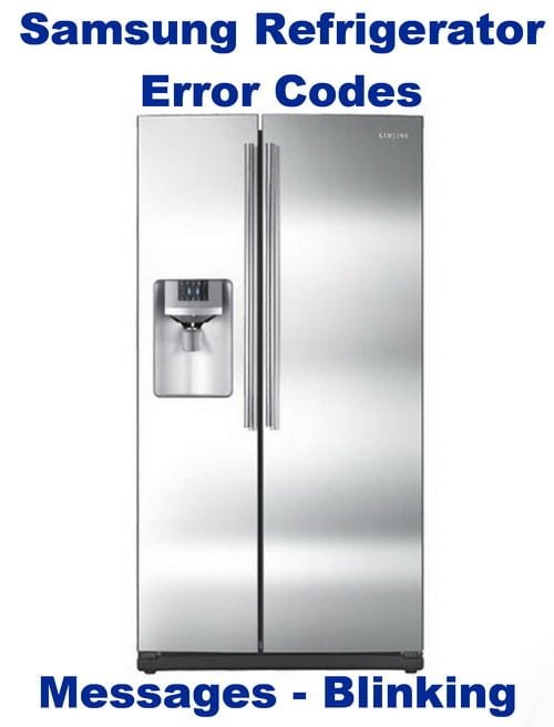What Does Samsung Refrigerators Error Code He Mean?
