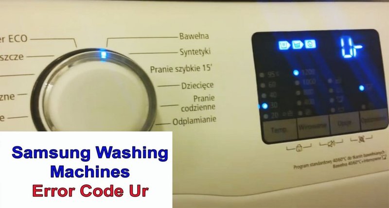 What Does Samsung Washing Machines Error Code E2 Mean?