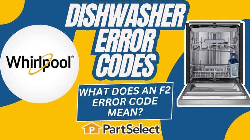 What Does Whirlpool Dishwashers Error Code Ue Mean?