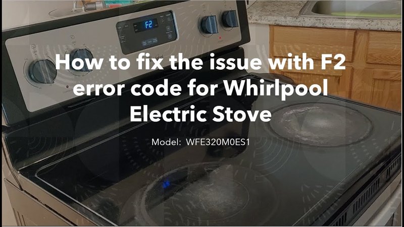 What Does Whirlpool Dryers Error Code F2 Mean?