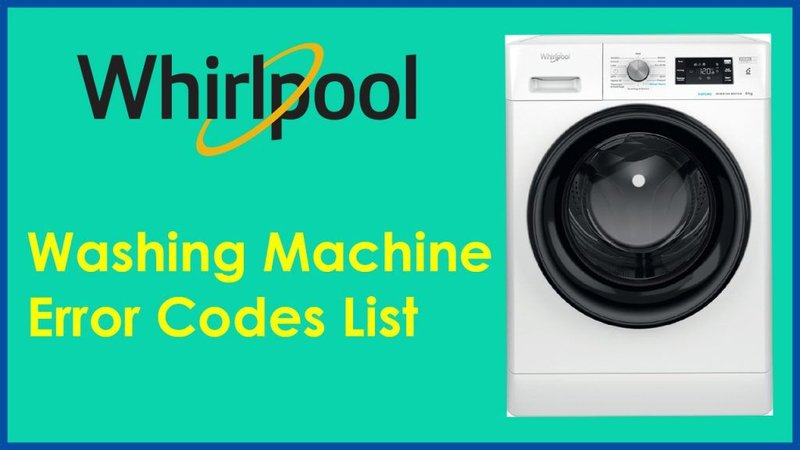 What Does Whirlpool Washing Machines Error Code E3 Mean?