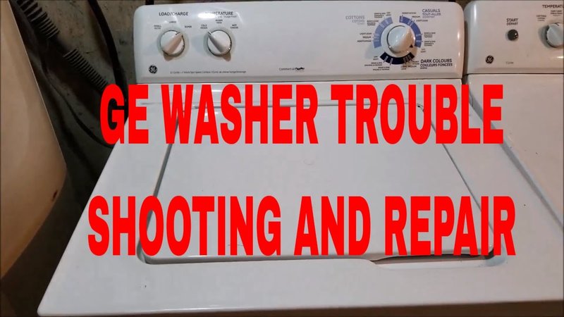 What Happens If You Don'T Fix Ge Washing Machines Error Oe?