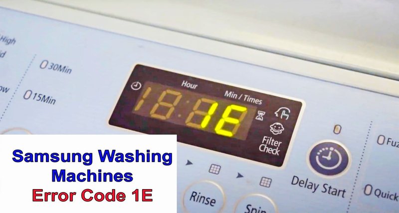 What Happens If You Don'T Fix Samsung Washing Machines Error E1?
