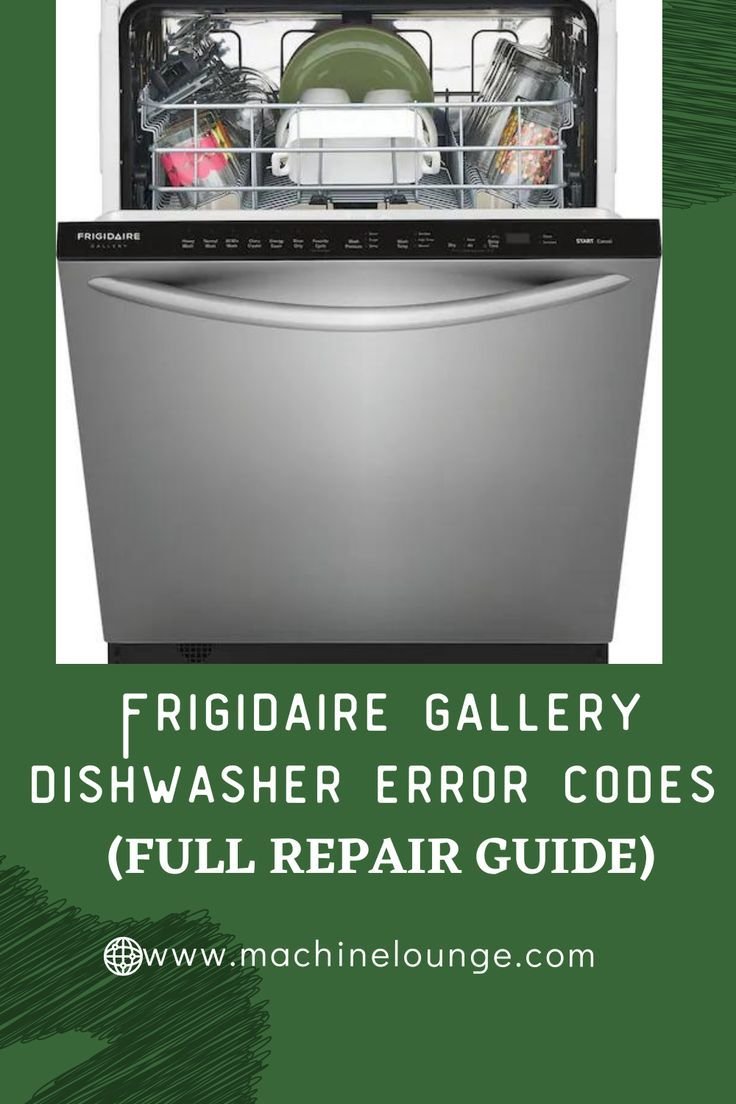 When To Call A Technician For Frigidaire Dishwashers Error Code F1