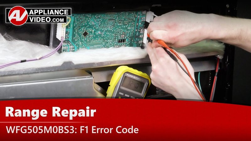 When To Call A Technician For Whirlpool Ovens & Ranges Error Code F1